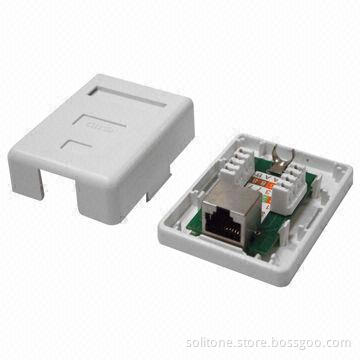 Cat5e Surface Mount Box, FTP, 1 Port
